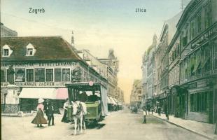 Zágreb with streetcar