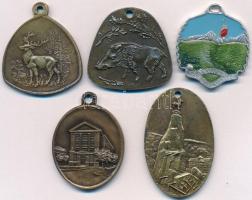 5db klf. lengyel, cseh és szlovák medál tétel, mindegyik szalag nélkül, közte Csehszlovákia DN "...