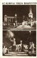 Az Olimpiai fáklya Budapesten; az 1936-os berlini olimpia / the Olympic flame in Budapest; the 1936 Summer Olympics in Berlin (Rb)