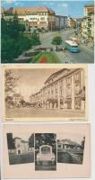 63 db vegyes képeslap, néhány régi és modern, városkép és motívum egyaránt /collection of 63 postcards, some pre-1945 and modern topics and town-views in mixed quality