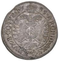 Ausztria 1685MM 6kr Ag "I. Lipót" (2,92g) T:2,2- kis ph. / 
Austria 1685MM 6 Kreuzer Ag &...