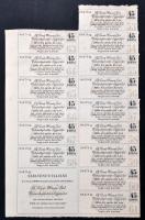 Budapest 1909. "Pesti Hazai Első Takarékpénztár-Egyesület" nyeremény-kötvénye 2.000K-ról, ...