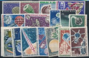 Űrkutatás motívum 1964-1971 5 klf sor + 5 klf önálló érték, Space Research 1964-1971 5 sets + 5 stamps