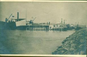 Drankóvár Margit-steamer sunken Foto AK