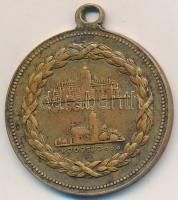 ~1890. "II. Rákóczi Ferenc / Kassa - Rodostó" Br medál füllel (23mm) T:2,2-