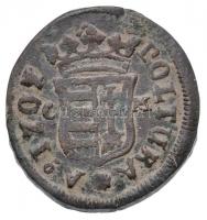 1707C-M Rézpoltura Cu "II. Rákóczi Ferenc" (2,77g) T:2-,3 patina 
Hungary 1707C-M Poltura...
