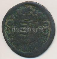 1707C-M Rézpoltura Cu "II. Rákóczi Ferenc" (2,17g) T:3 patina 
Hungary 1707C-M Poltura Cu...