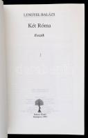 Lengyel Balázs: Két Róma. A szerző által dedikált! Ragasztott papír, 184 p