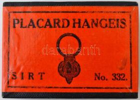 Sirt iratcsíptető akasztókarikával eredeti dobozban, 5x7x2,5cm