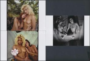 cca 1983 Édes kettecskén, finoman erotikus fényképek, 10 db korabeli negatívról készült modern nagyí...