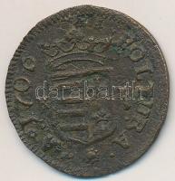 1706KB Rézpoltúra "II. Rákóczi Ferenc" (2,04g) T:2-
Hungary 1706KB Poltura "Francis ...