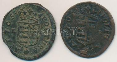 1705KB Rézpoltúra "II. Rákóczi Ferenc" (2x) egyik hamis T:3 ph.
Hungary 1705KB Poltura &q...