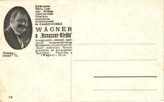 Budapest IX. Iparművészeti Múzeum, villamosok, Wágner hangszeráruház reklám