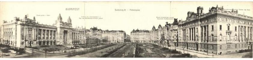 Budapest V. Szabadság tér, Tőzsde palota, Adria tengerhajózási rt., Magyar kereskedelmi csarnok, Osz...