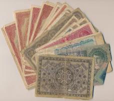 1914-1923. 44db-os vegyes korona tétel 20f-1000K, néhány osztrák Korona bankjeggyel T:III,III-,IV