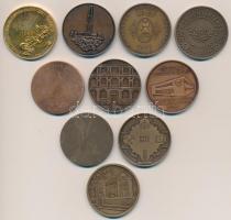 10db-os vegyes magyar emlékérem tétel, közte DN "Országos Tudományos Diákköri Tanács 1988 / Pro...