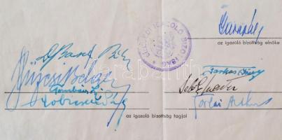 1945 a Szegedi Igazoló Bizottság határozata szegedi ítélőtáblai bíró igazolt voltáról