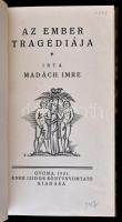 Madách Imre: Az ember tragédiája. Gyoma, 1921, Kner Izidor. Kner Klasszikusok XII. Fametszésű könyvd...