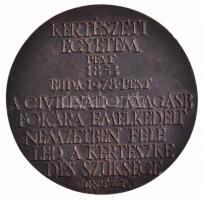 Kiss Nagy András (1930-1997) 1978. "Kertészeti Egyetem - Pest 1853 - Buda 1978 Pest - A civilis...