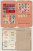 1945-1967 2 db tagsági igazolvány (Szociáldemokrata Párt, MABÉOSZ)