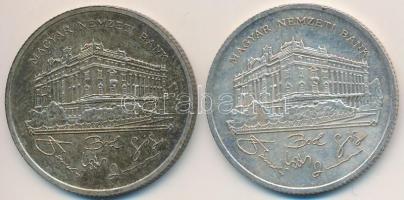 1992. 200Ft Ag "MNB" (2x) T:2,2-