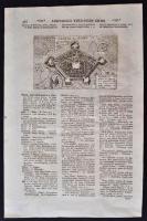 1713 Hatvan látképe, rézmetszet, Raffaello Savonarola (?-?) Universus terrarum orbis scriptorum cala...