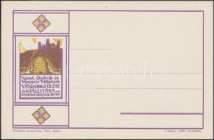 1914 Német, Osztrák és Magyar Méhészek Vándorgyűlése és Kiállítása 16-os levélzáró ív + alkalmi leve...