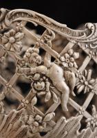 Antik ezüst (Ag.) pohártartó, jelzett, m:6 cm, nettó: 77 g