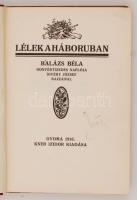 Balázs Béla: Lélek a háborúban. Honvédtizedes naplója. Divéky József rajzaival. Gyoma, 1916, Kner Iz...