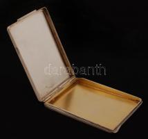 Ezüst (Ag.) névjegykártyatartó, jelzett,  7,5×5 cm, nettó: 60 g