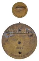 1954. "Magyar Partizán Emlékérem" aranyozott, zománcozott, számozott kitüntetés miniatűrre...