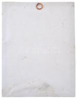 Osztrák-Magyar Monarchia 1908. "Erzsébet királyné halálára" egyoldalas ezüstözött Br plake...