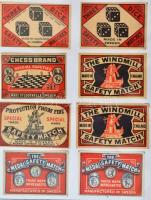 165 db svéd gyufacímke albumlapra ragasztva