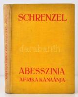 Schrenzel: Abesszínia. Afrika Kánaánja. Fordította Dr. Kőszegi Imre. A kultúrtörténeti függeléket írta Juhász Vilmos. Budapest., É. N., Athenaeum. Kiadói egészvászon kötés, 254 p. A borítója maszatos. A kötése laza.