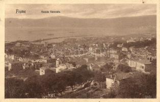 Fiume, Rijeka; Veduta generale / general view (kis szakadás / small tear)