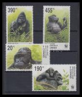2002 WWF: Keleti síkvidéki gorilla sor Mi 1708-1711