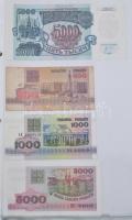 ~220db-os vegyes eurázsiai országok bankjegy gyűjteménye, közte litván, kazah, grúz, üzbég bankjegye...