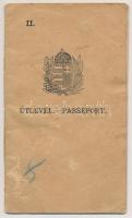 1922 Békéscsaba, A Magyar Királyság által kiállított fényképes útlevél / Hungarian passport