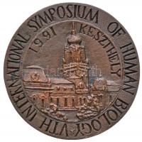 Kiss Sándor (1925-1999) 1991. "V. Nemzetközi Humánbiológiai Szimpózium Keszthely 1991." Br...