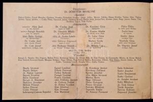 1936 Meghívó a Pestszenterzsébeti Rákóczi Szövetség zászlószentelő díszközgyűlésére