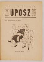 1947 UPOSZ Az Undok Pofák Szövetségé­nek tra­di- és am­bi­cio­nális köz­lönye. Humoros hírmondó