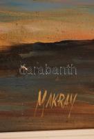 Makray János (1955-): Adria. Olaj, farost, jelzett, keretben, 50×80 cm