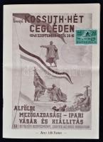 1948 A Kossuth hét Cegléden nyomtatvány és műsorfüzet. 26p.