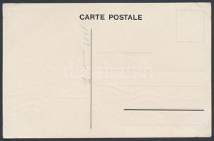 Marya Delvard (1874-1965) énekes, dizőz aláírása őt magát ábrázoló fotólapon