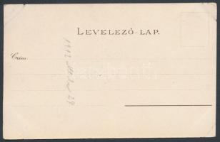 Werner Alberti (1863-1934) operaénekes, filmszínész aláírása őt magát ábrázoló fotólapon