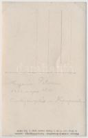 1912 Eugenio Petrani (?-?) színész aláírása őt magát ábrázoló fotólapon