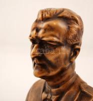 cca 1930 Weiss Manfréd Acél- és Fémművek: Horthy Miklós. Bronz, jelzett (WM), talapzat nélkül / Bron...