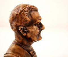 cca 1930 Weiss Manfréd Acél- és Fémművek: Horthy Miklós. Bronz, jelzett (WM), talapzat nélkül / Bron...