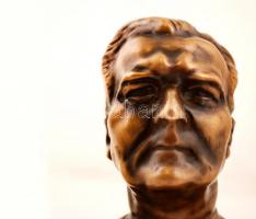 cca 1930 Weiss Manfréd Acél- és Fémművek: Horthy Miklós. Bronz, jelzett (WM), talapzat nélkül / Bron...