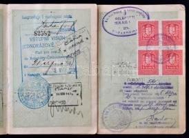 1926 Útlevél, Magyar Királyság, 2db, az egyik kissé viseltes,  pp.:32, 16x11cm